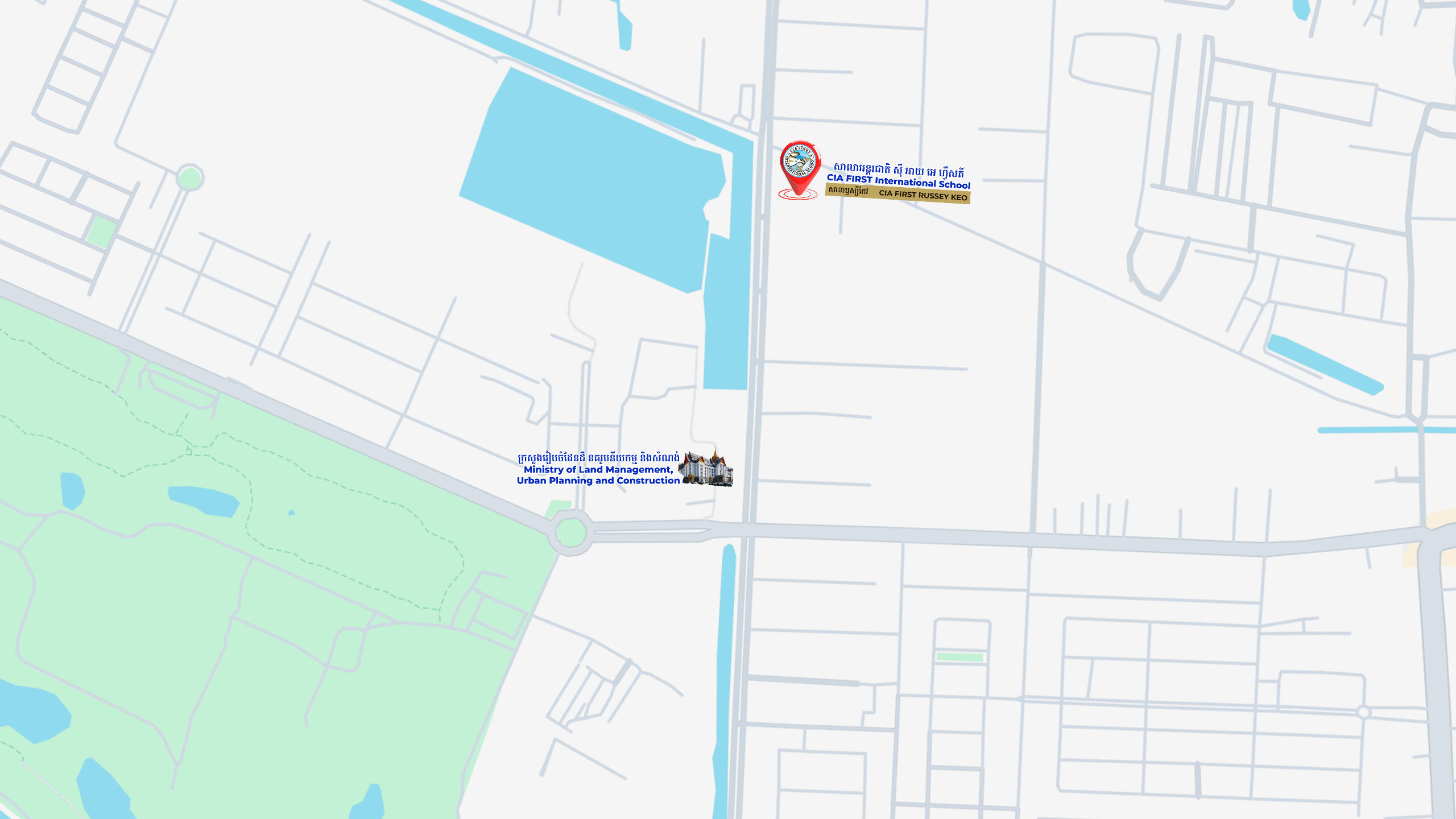 Map to CIA FIRST RK Campus